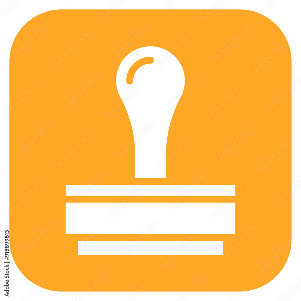 Rubber Stamp icon vector image. Can be used for Crafting. Rubber Stamp icon vector image. Can be used for Crafting.