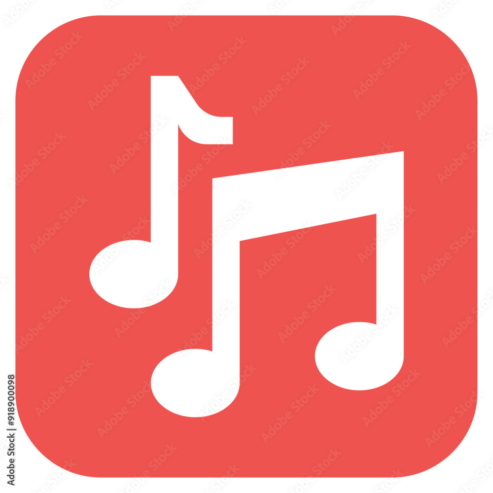 Music Notes icon vector image. Can be used for Rock and Roll. Music Notes icon vector image. Can be used for Rock and Roll.