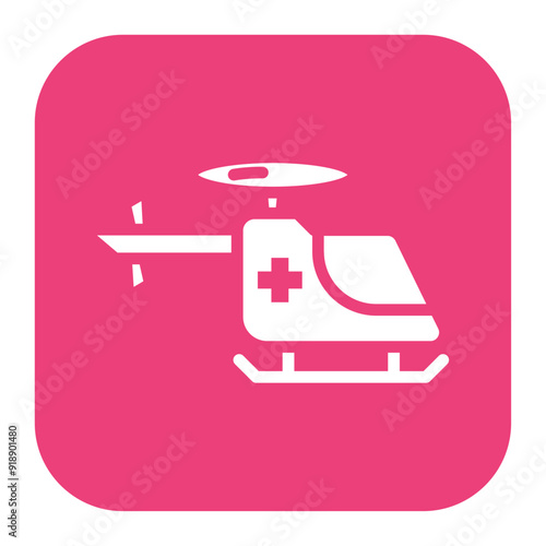 Rescue Chopper icon vector image. Can be used for Rescue And Response.