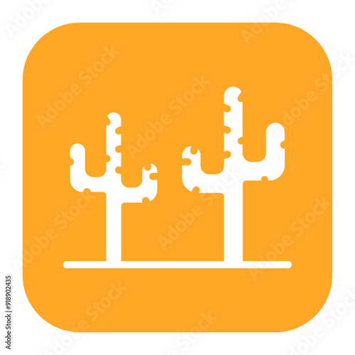 Cactus icon vector image. Can be used for Mining And Crafting.