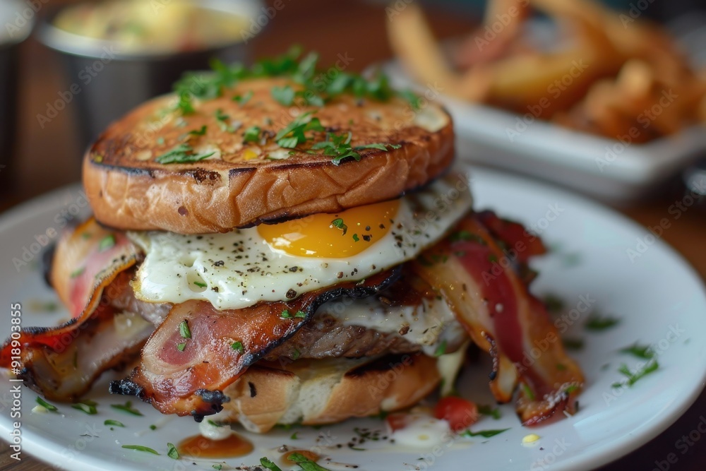 Traditional breakfast in America Traditional breakfast in America