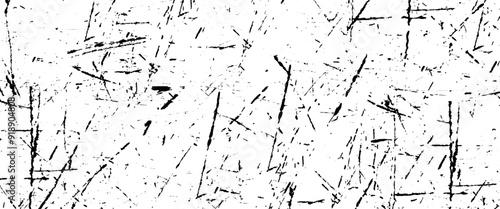 Obraz na płótnie Vector black scratches texture on old damage dirty grainy and scratches Transparent background w salonie