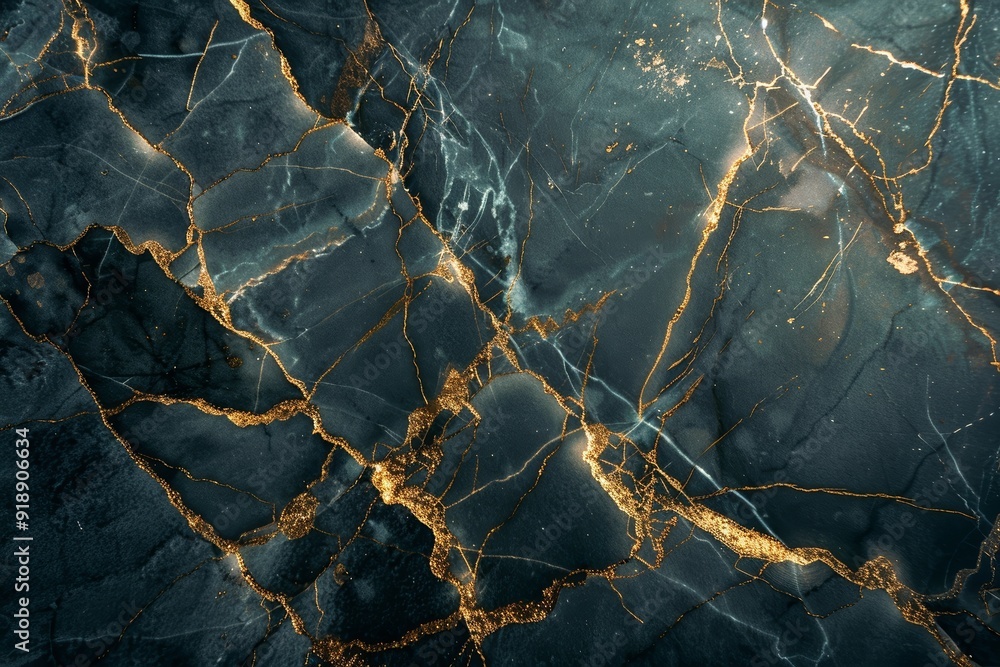A textured background with a dark marble pattern and subtle gold veining, providing a luxurious and elegant look A textured background with a dark marble pattern and subtle gold veining, providing a luxurious and elegant look