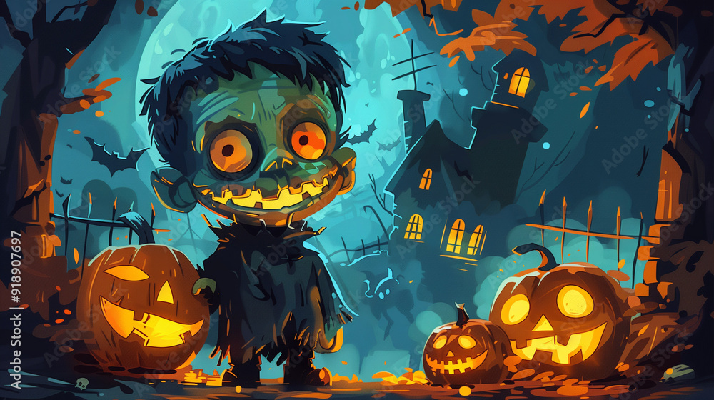 Frankenstein monster background for halloween Frankenstein monster background for halloween