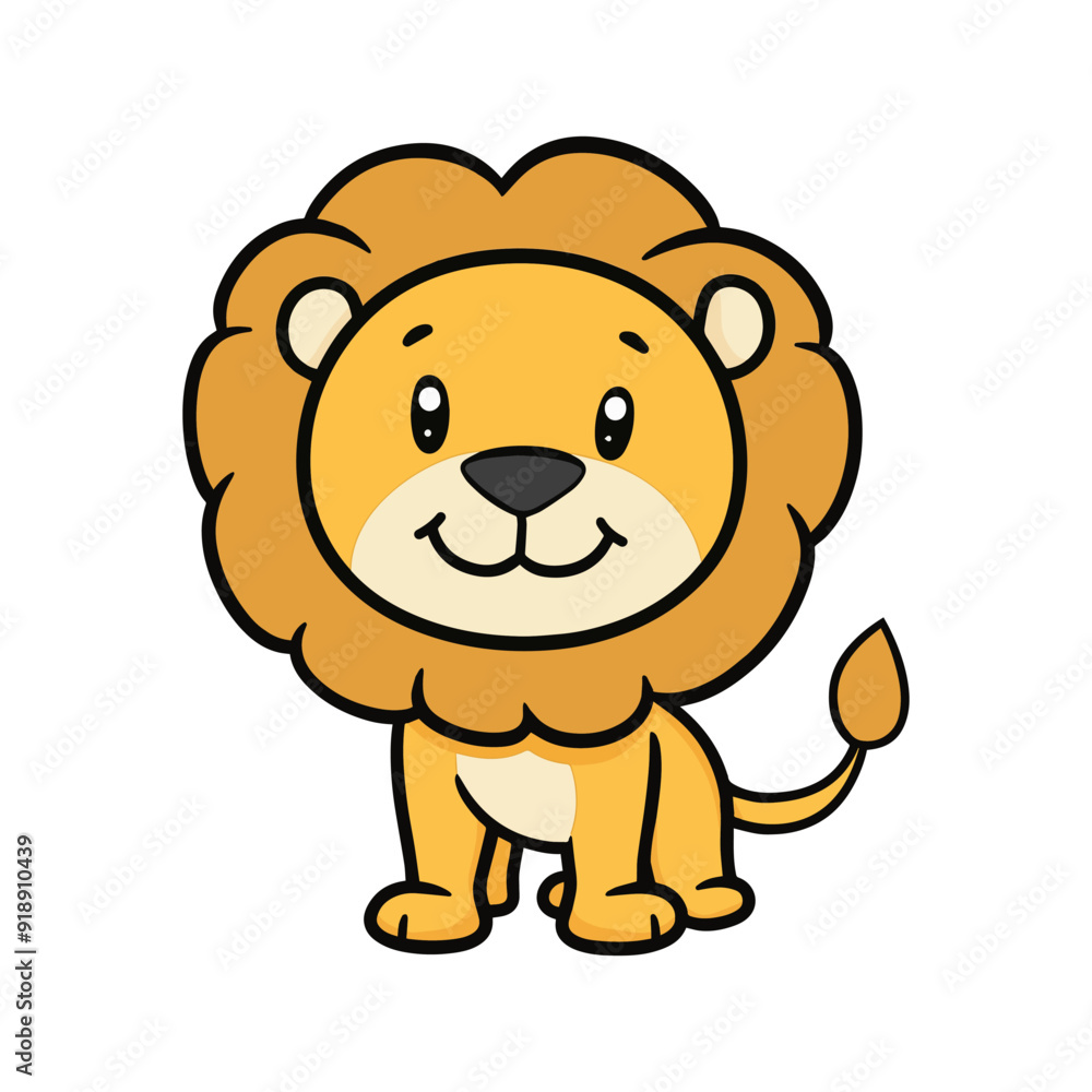 Lion isolated, Lion Clipart, Cute Lion illustration in black and white
Lion isolated, Lion Clipart, Cute Lion illustration in black and white