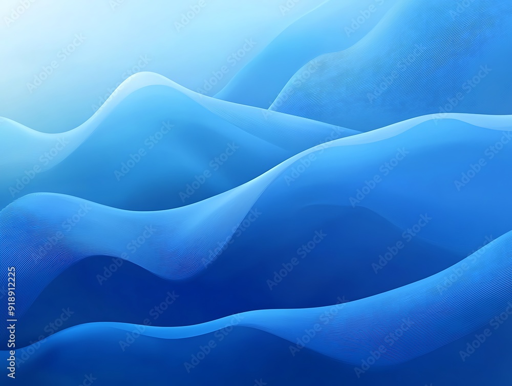 Obraz premium Seamless integration of technology and aesthetics in abstract blue background