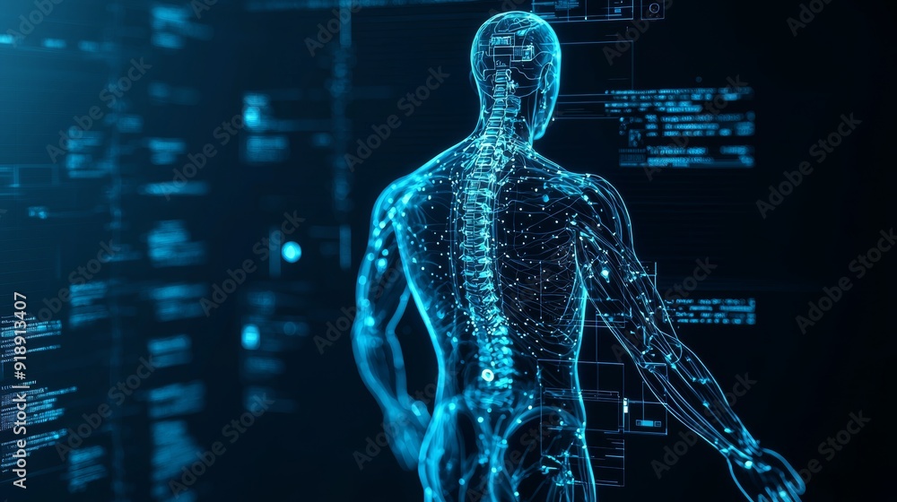 Digital Human Anatomy Visualization - Cyberspace Representation of Human Structure and Nervous System Digital Human Anatomy Visualization - Cyberspace Representation of Human Structure and Nervous System