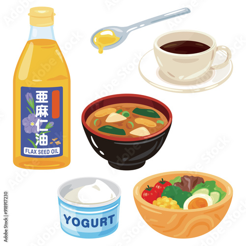亜麻仁油と相性の良い料理例