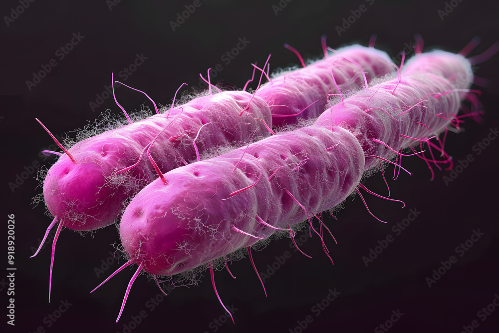 3D image of bacterial bacteria microbe high quality photo 3D image of bacterial bacteria microbe high quality photo