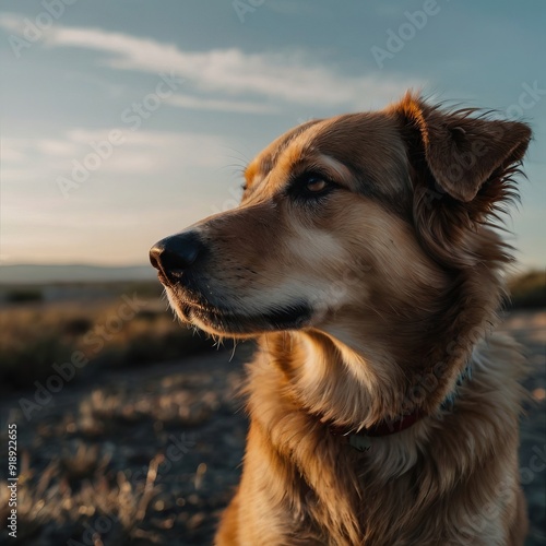 Portrait of a dog