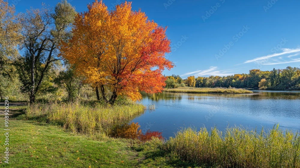 Magnificent colorful Fall day in Jacques Cartier river park Magnificent colorful Fall day in Jacques Cartier river park