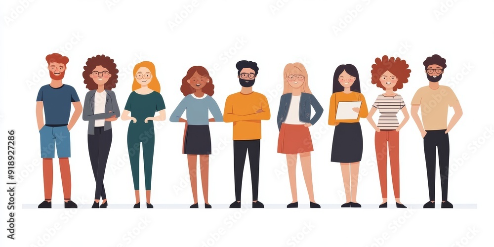 Group of people, Generative AI Group of people, Generative AI