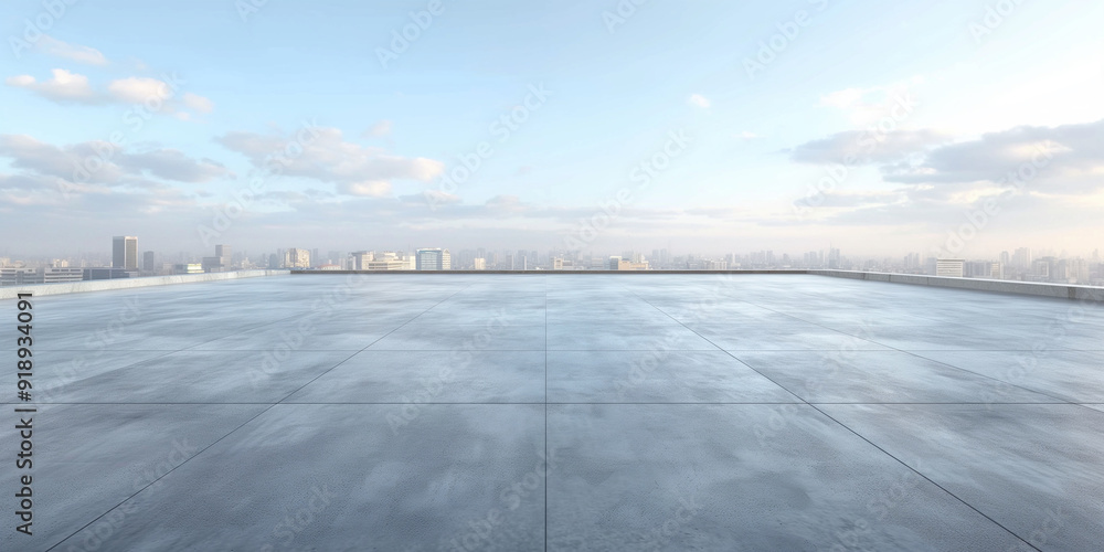 Concrete floor empty space or area in showroom, Background design with blue sky and urban city for product display and concept of car sale.
Concrete floor empty space or area in showroom, Background design with blue sky and urban city for product display and concept of car sale.
