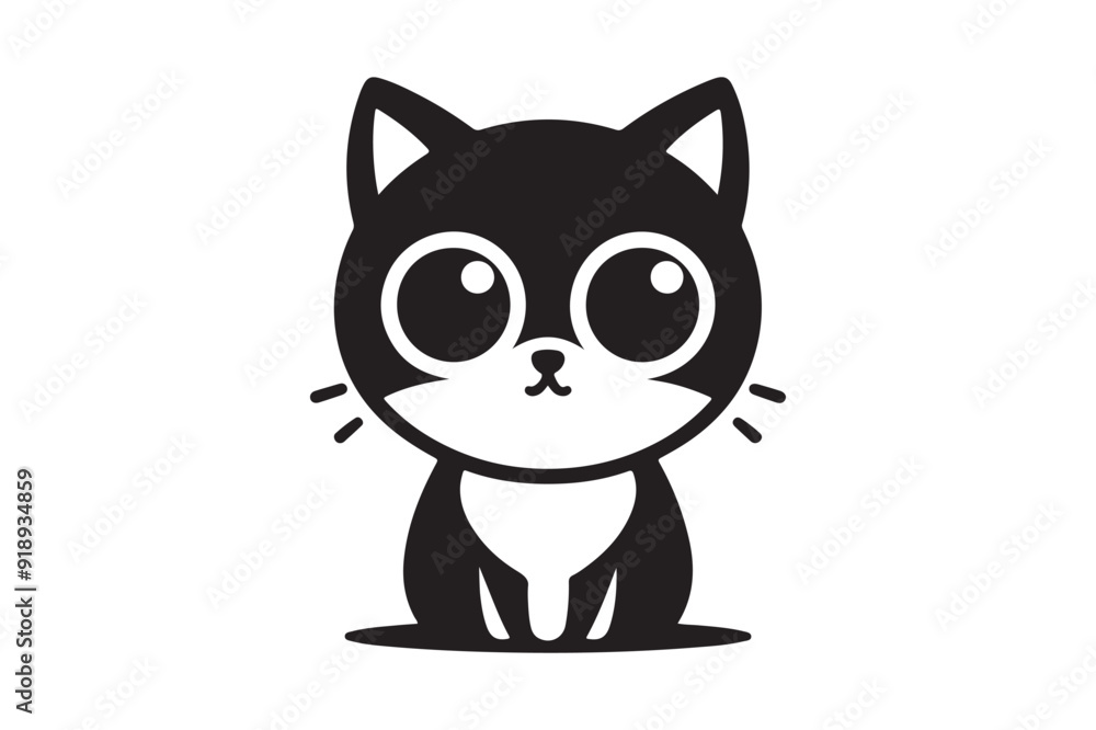 Cat silhouette vector Art & Illustration Cat silhouette vector Art & Illustration