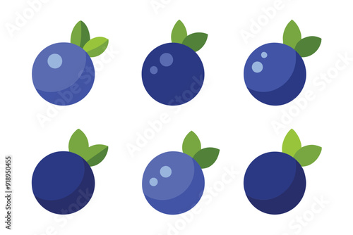 Bilberry color art illustration merging traditional and modern artistic techniques