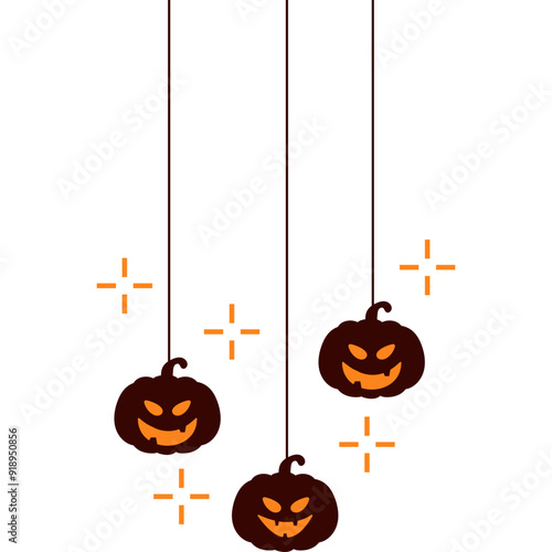 Halloween Hanging Pumpkins