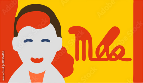 design a vintage-style poster featuring midge maisel from the marvelous mrs maisel highlight her