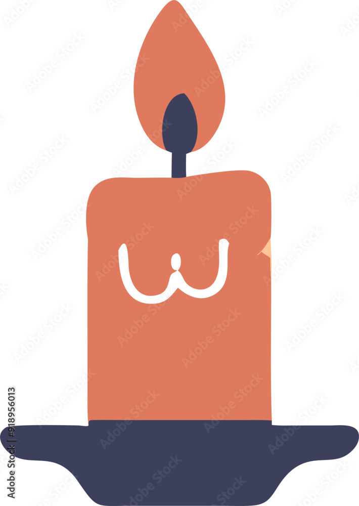 candle, icon colored shapes gradient candle, icon colored shapes gradient