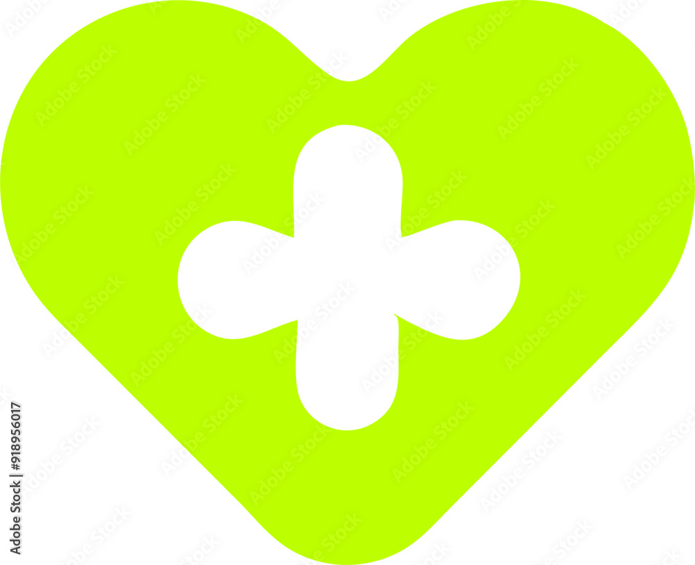 Obraz premium health, icon colored shapes gradient