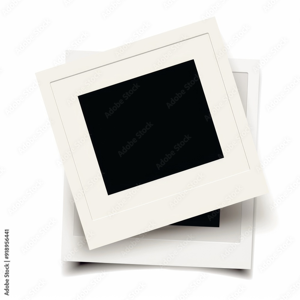 Retro photo card on a white background
Retro photo card on a white background