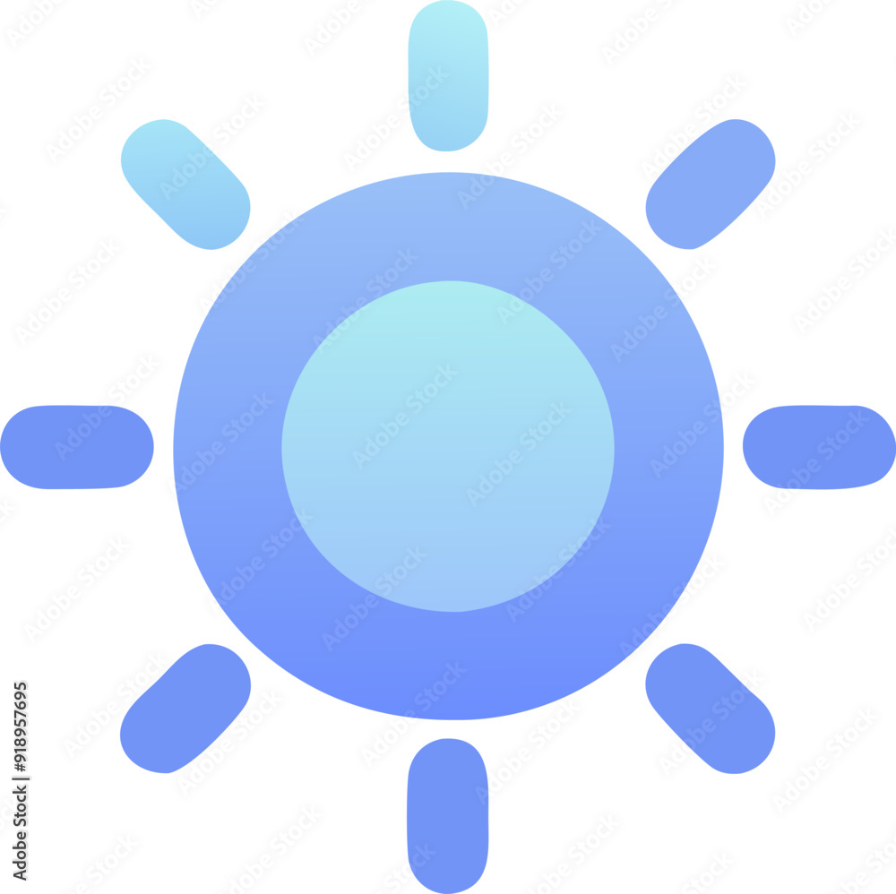 sun, icon colored shapes gradient sun, icon colored shapes gradient