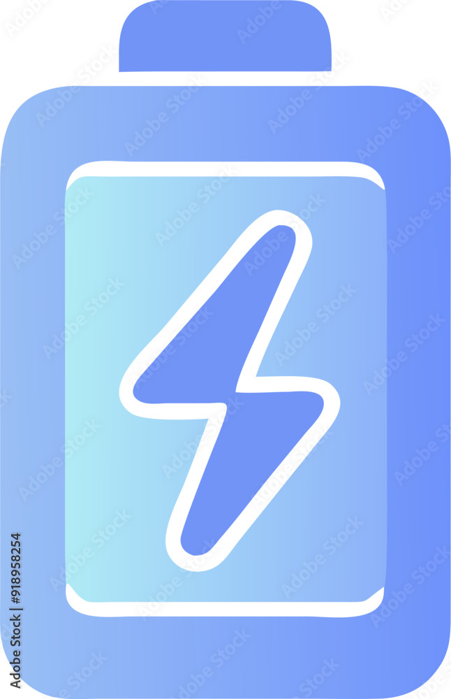 battery, icon colored shapes gradient battery, icon colored shapes gradient