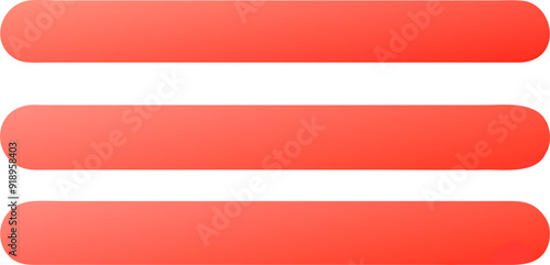 Free Download three horizontal lines, icon colored shapes gradient - GFXLoad