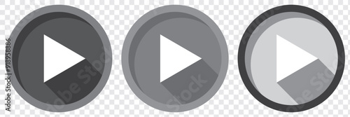 Free Download  Play button vector icon. play Icon. Eps 10. - GFXLoad