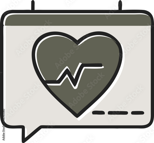 health advice, icon offset fill