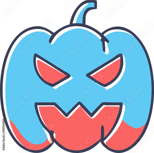 halloween, icon offset fill