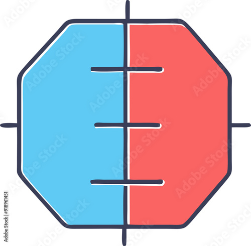 logo, icon offset fill