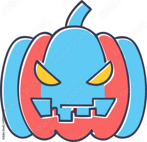 halloween, icon offset fill