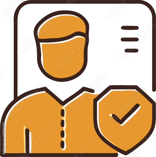 follow-up individual, icon offset fill