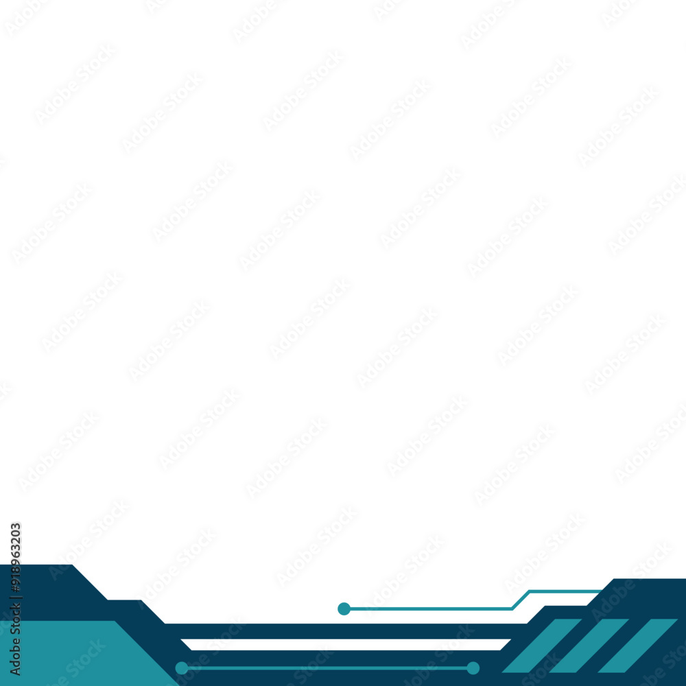 Futuristic Tech Footer Futuristic Tech Footer