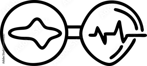 dopamine in parkinsons, icon outline