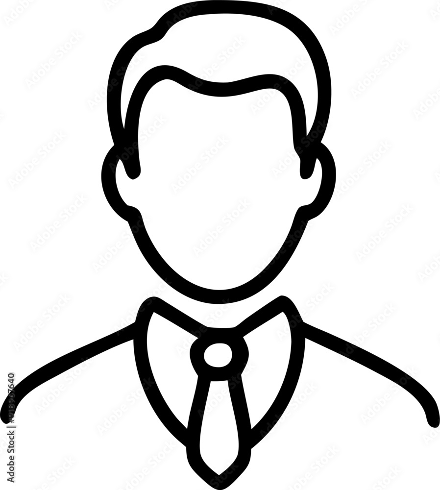 profile, icon outline profile, icon outline