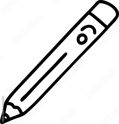 pencil, icon outline