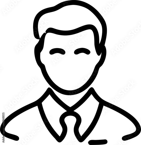 prime minister, icon outline