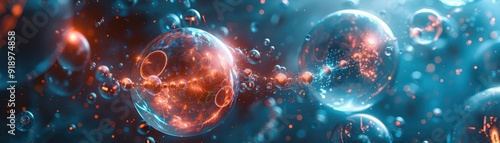 Wallpaper Mural A digital illustration of a mysterious mind-controlling device using holographic projections, capturing a surreal moment from a birds eye view Torontodigital.ca