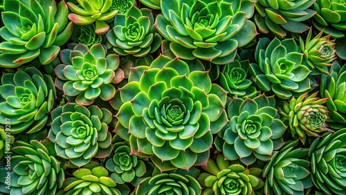 Close up of green succulent plants creating a lush botanic wallpaper, succulent, plants, green, background, close up, botanic