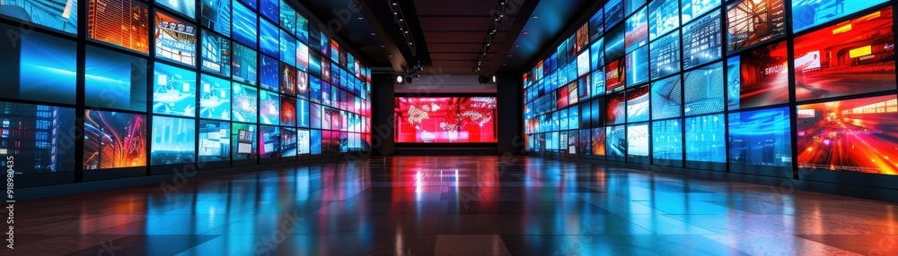Digital Media Wall - A Showcase of Screens Digital Media Wall - A Showcase of Screens