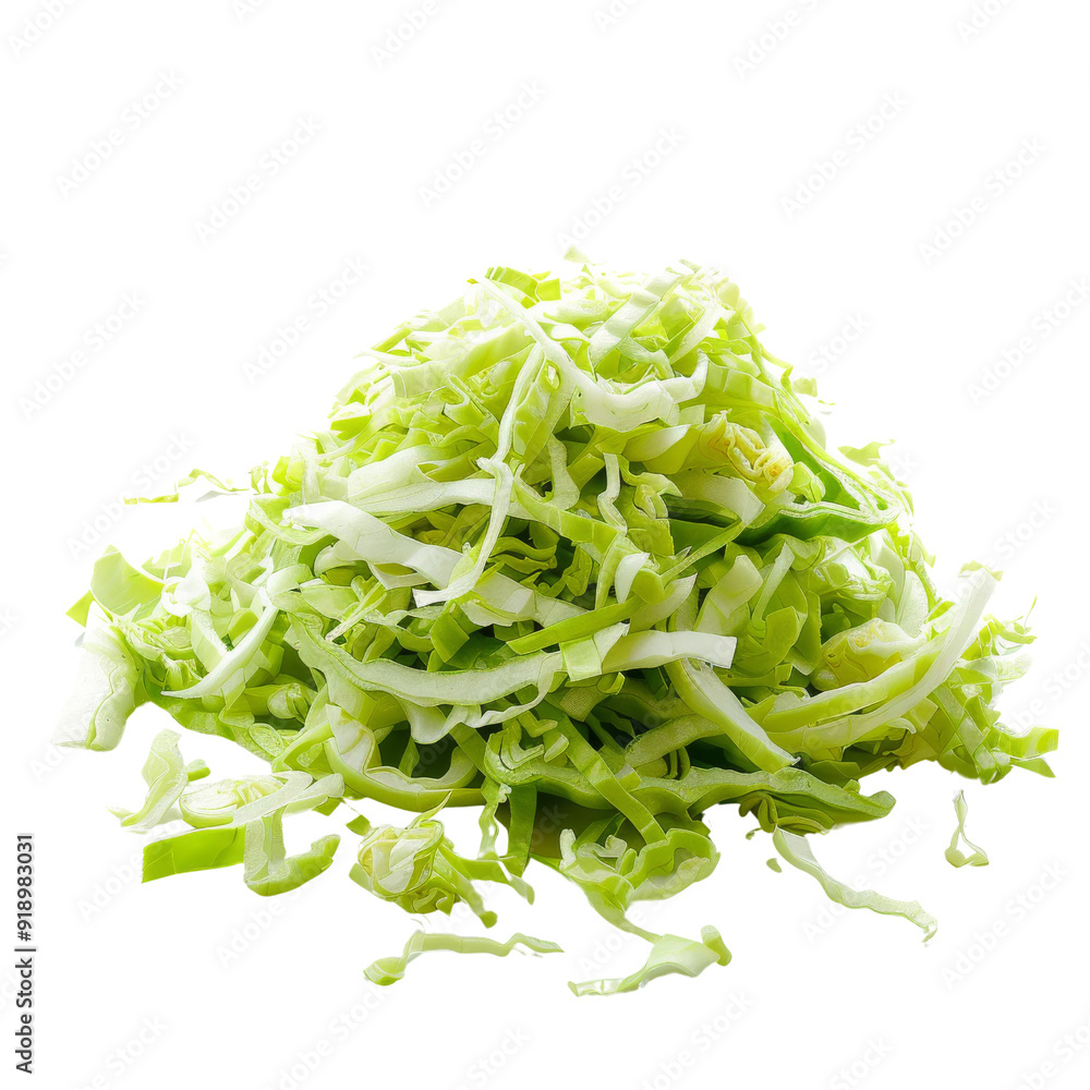Fresh Shredded Cabbage Isolated Without Background for Culinary Use. Fresh Shredded Cabbage Isolated Without Background for Culinary Use.