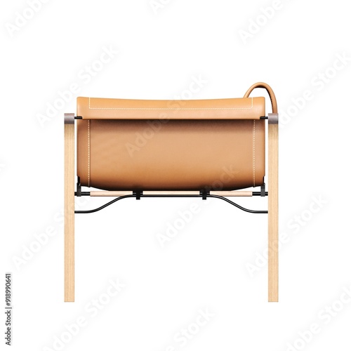 Wallpaper Mural armchair isolated on white background, comfortable furniture for home interior, 3D illustration, cg render Torontodigital.ca