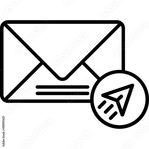 Send Mail Vector Icon Design