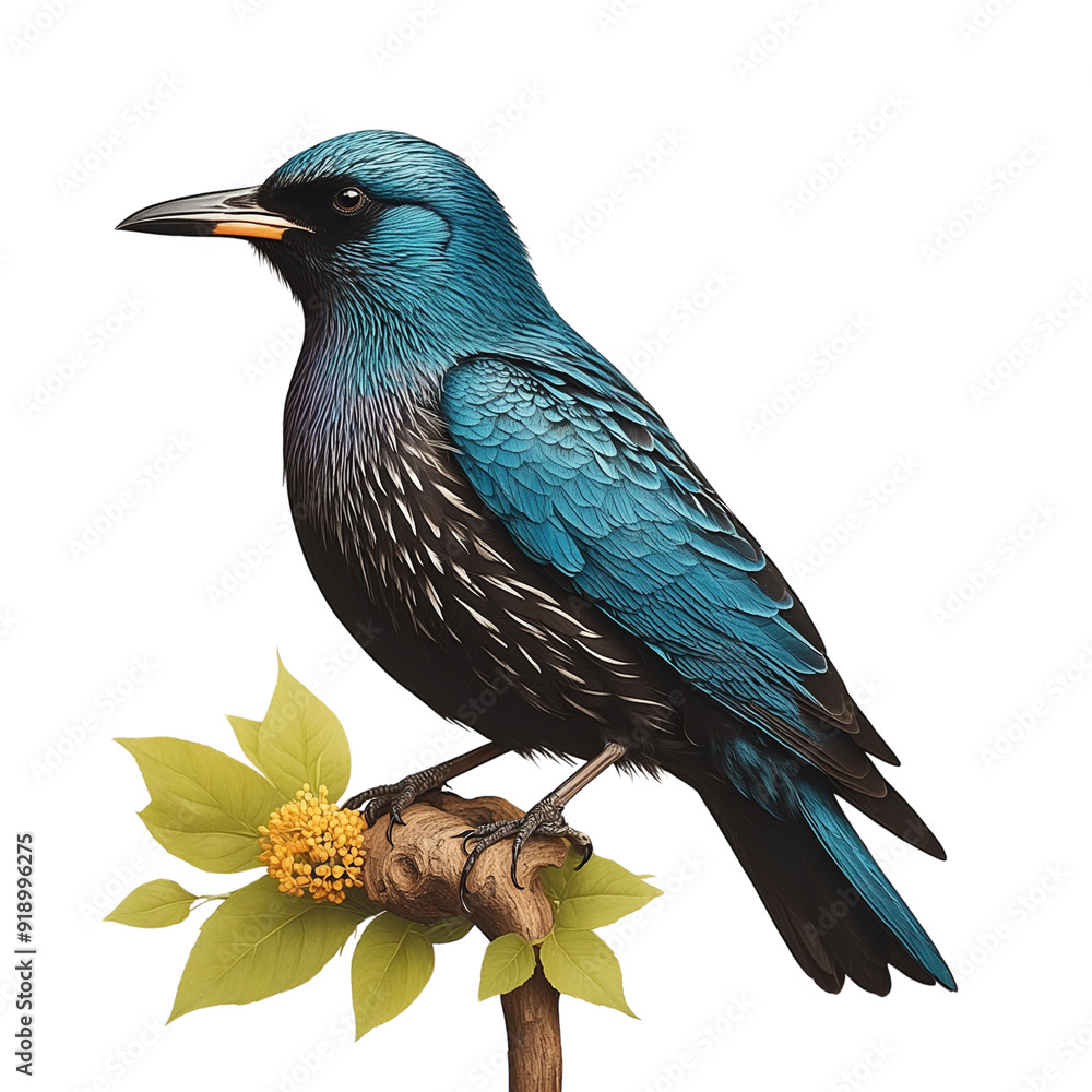 Obraz premium Starling Bird Reimagined 2