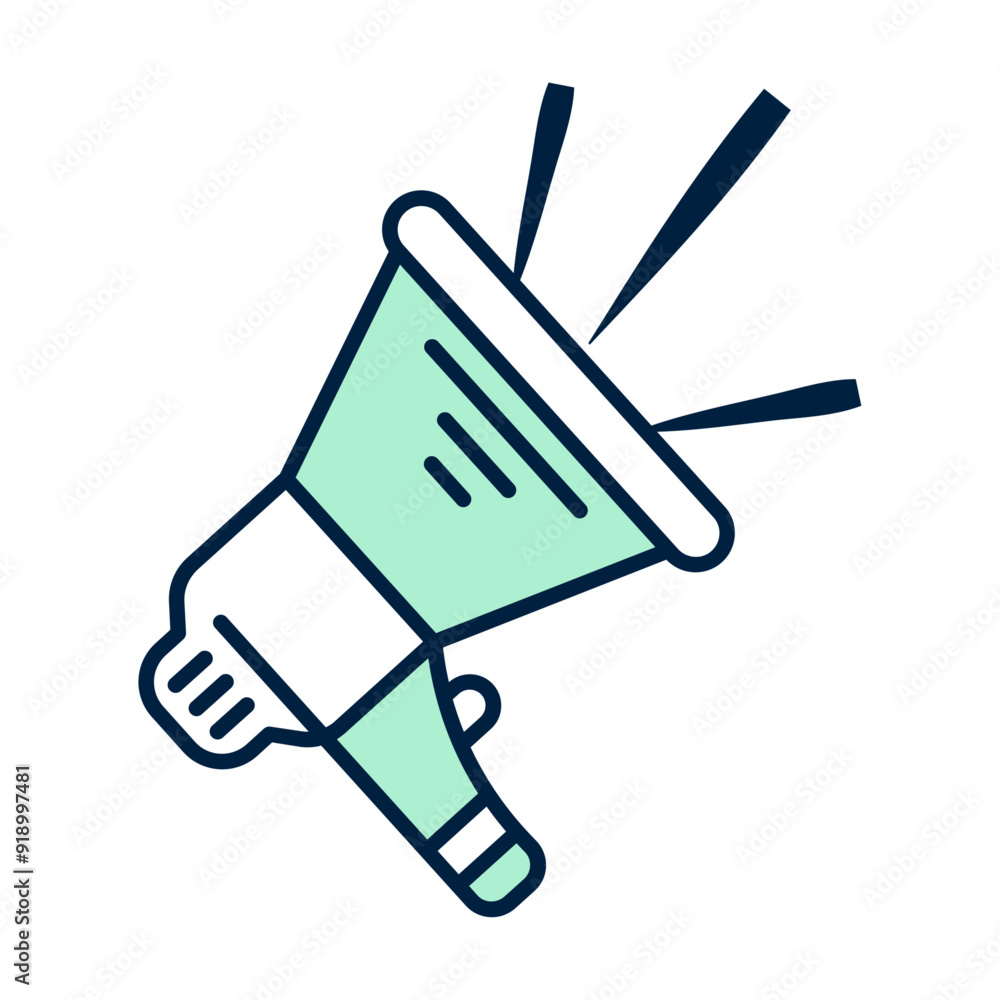 Megaphone idea icon Outline megaphone idea icon Megaphone idea icon Outline megaphone idea icon