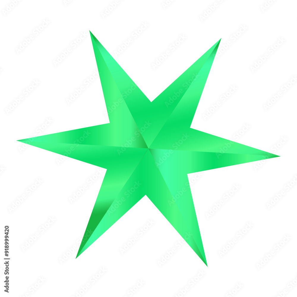 Six end star illustration Minimalistic star icon isolated illustration Six end star illustration Minimalistic star icon isolated illustration