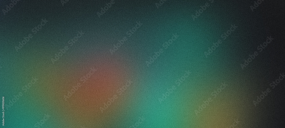 Abstract grainy gradient background blending green, red and blue colors Abstract grainy gradient background blending green, red and blue colors
