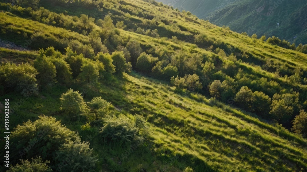 Naklejka premium panorama of the mountains in autumn