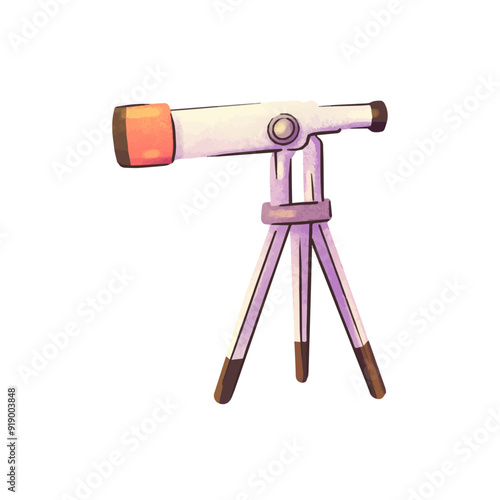 School telescope spyglass for learning astronomy at school